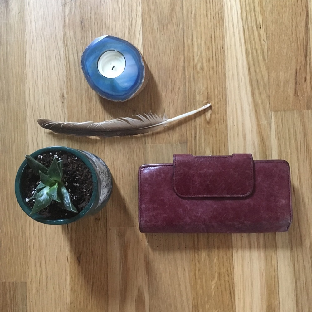 Hobo Leather Clutch Wallet